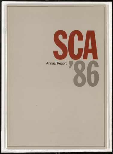 Thumbnail Svenska Cellulosa Aktiebolaget (SCA) Annual Report 1986