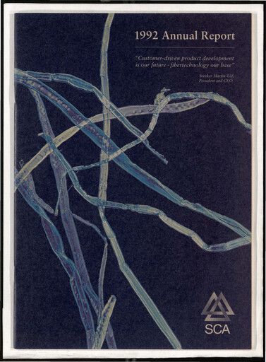 Thumbnail Svenska Cellulosa Aktiebolaget (SCA) Annual Report 1992