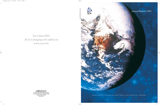 Thumbnail Svenska Cellulosa Aktiebolaget (SCA) Annual Report 2000