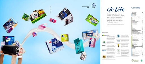 Thumbnail Svenska Cellulosa Aktiebolaget (SCA) Annual Report 2009