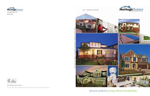 Thumbnail Meritage Homes Annual Report 2011