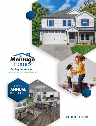 Thumbnail Meritage Homes Annual Report 2022