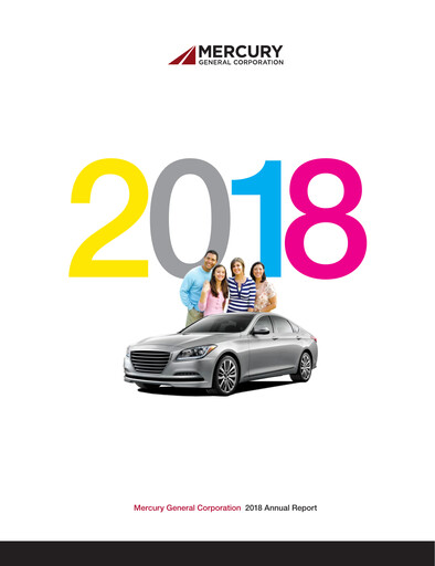 Thumbnail Mercury General
 Annual Report 2018