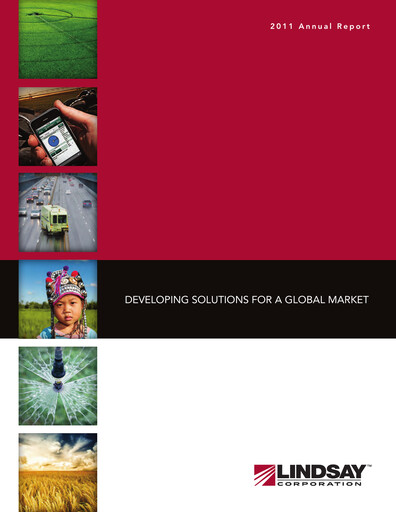 Thumbnail Lindsay Corporation
 Annual Report 2011