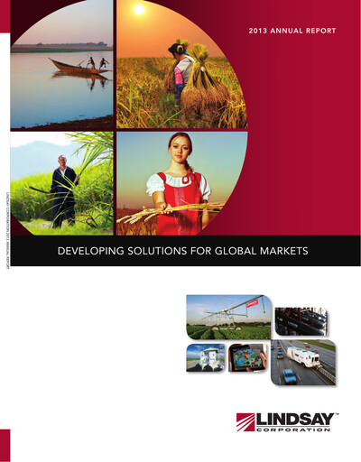 Thumbnail Lindsay Corporation
 Annual Report 2013