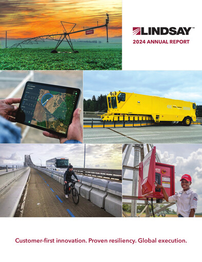 Thumbnail Lindsay Corporation
 Annual Report 2024