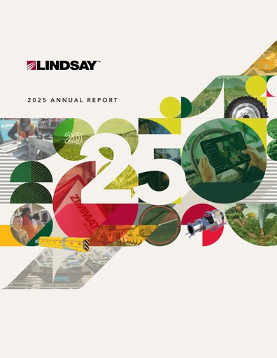 Thumbnail Lindsay Corporation
 Annual Report 2025
