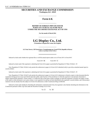 Vorschaubild LG Display Finanzbericht 2015