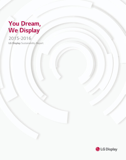 Miniature LG Display Rapport de durabilité 2015-2016