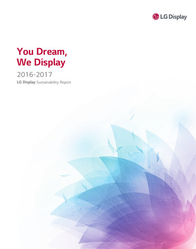 Miniature LG Display Rapport de durabilité 2016-2017