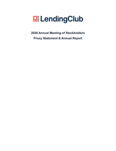 Thumbnail LendingClub
 Annual Report 2025