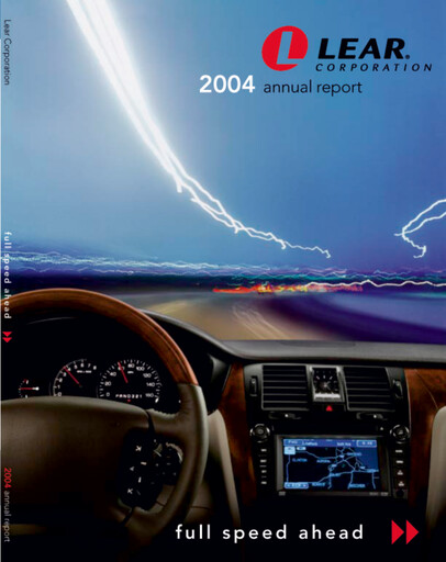 Vorschaubild Lear Corporation
 Jahresbericht 2004