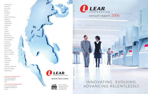 Vorschaubild Lear Corporation
 Jahresbericht 2006