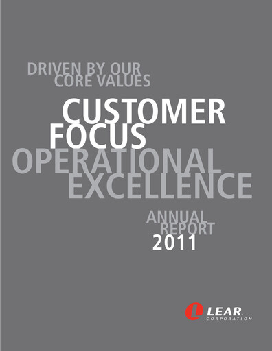 Vorschaubild Lear Corporation
 Jahresbericht 2011