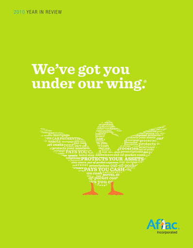 Thumbnail Aflac Annual Report 2010