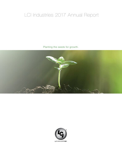 Thumbnail LCI Industries
 Annual Report 2017