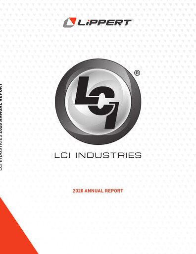Thumbnail LCI Industries
 Annual Report 2020