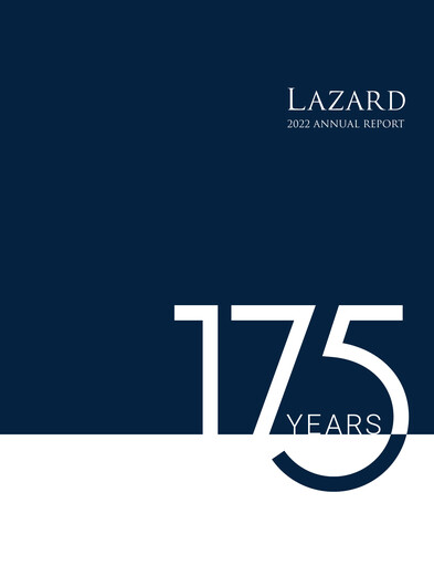 Thumbnail Lazard Annual Report 2022