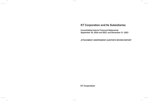 Miniature KT Corporation Rapport trimestriel 2024-q3