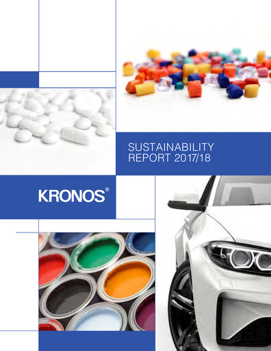 Vorschaubild Kronos Worldwide Nachhaltigkeitsbericht 2017-2018