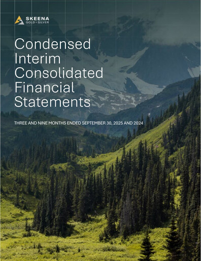 Thumbnail Skeena Resources Quarterly Report 2025-q3