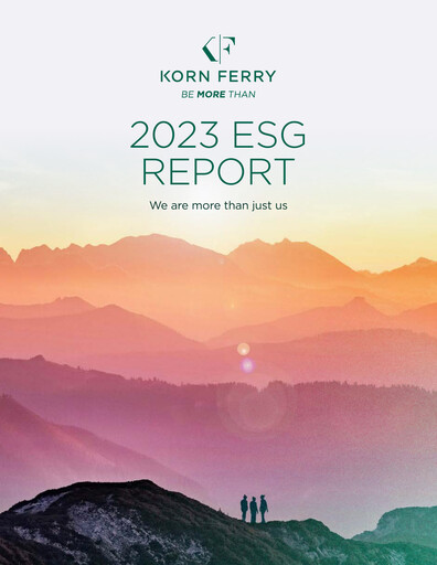 Thumbnail Korn Ferry
 ESG Report 2023