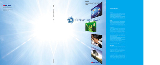 Miniature Korea Electric Power Rapport de durabilité 2006