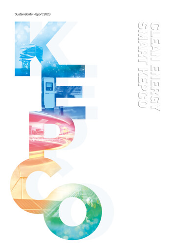 Miniature Korea Electric Power Rapport de durabilité 2020