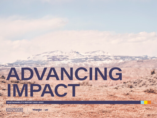 Thumbnail Kontoor Brands
 Sustainability Report 2021-2022