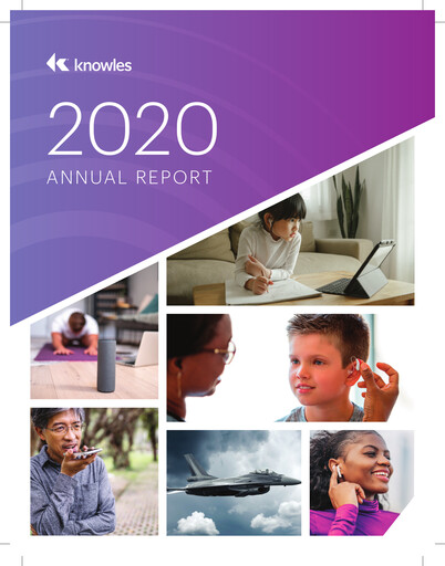 Thumbnail Knowles
 Annual Report 2020