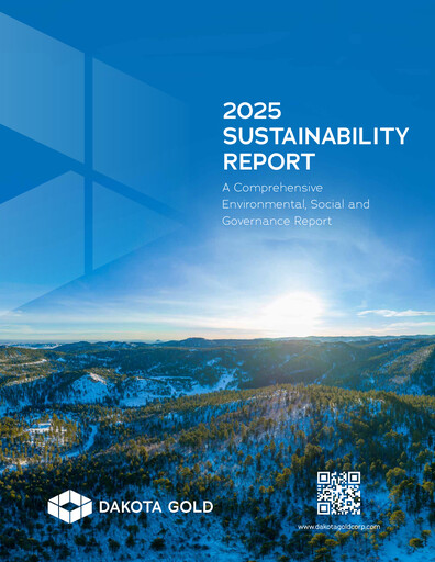 Thumbnail Dakota Gold Sustainability Report 2025