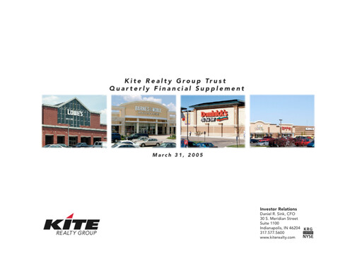 Thumbnail Kite Realty Quarterly Report 2005-q1