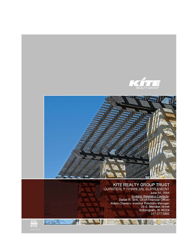 Thumbnail Kite Realty Quarterly Report 2008-q2
