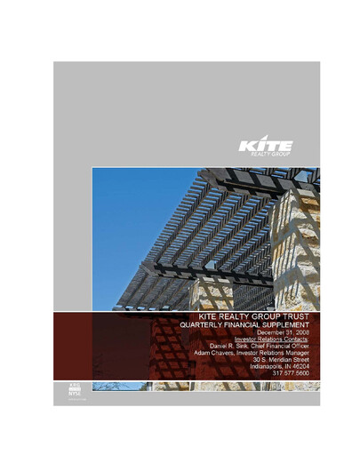 Thumbnail Kite Realty Quarterly Report 2008-q4