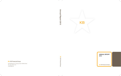 Thumbnail KB Financial Group Annual Report 2013
