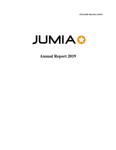 Thumbnail Jumia Annual Report 2019