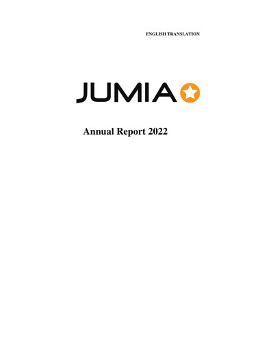 Miniature Jumia Rapport annuel 2022