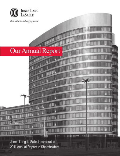 Thumbnail Jones Lang LaSalle Annual Report 2011