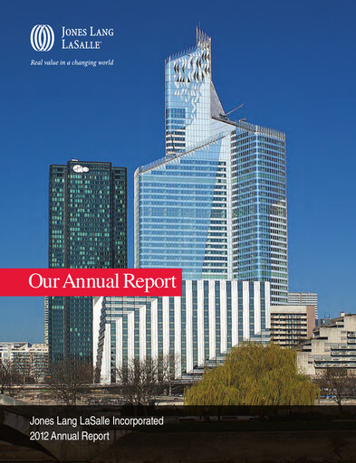 Thumbnail Jones Lang LaSalle Annual Report 2012