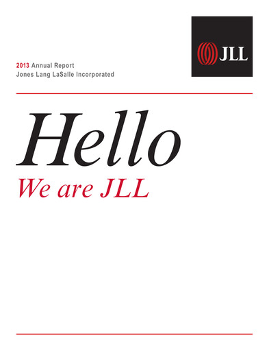 Thumbnail Jones Lang LaSalle Annual Report 2013