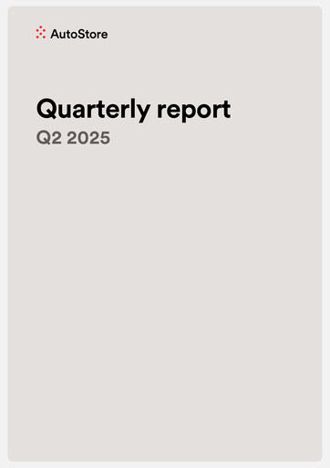 Thumbnail AutoStore Holdings Quarterly Report 2025-q2