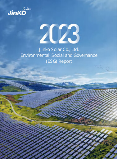 Thumbnail Jinko Solar ESG Report 2023
