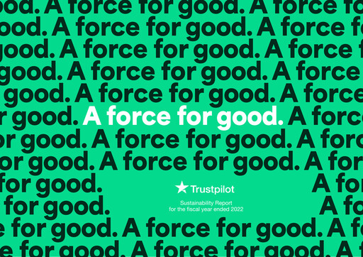 Thumbnail Trustpilot Group Sustainability Report 2022