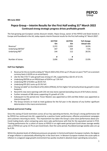 Thumbnail Pepco Group Half-year Report 2022-h1