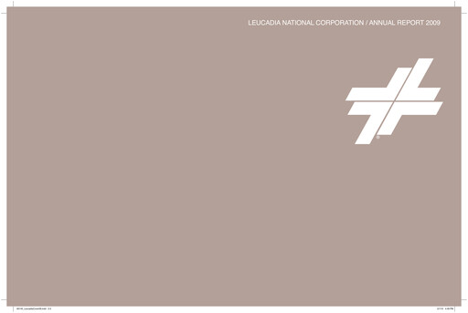 Thumbnail Jefferies Financial Group
 Annual Report 2009