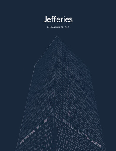 Thumbnail Jefferies Financial Group
 Annual Report 2018