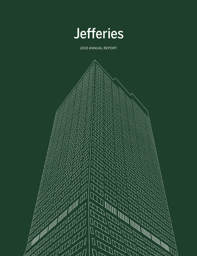Thumbnail Jefferies Financial Group
 Annual Report 2019