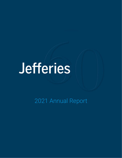 Thumbnail Jefferies Financial Group
 Annual Report 2021