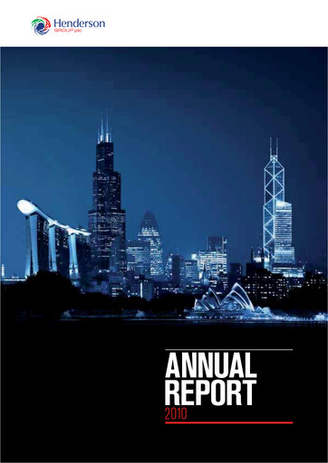 Thumbnail Janus Henderson
 Annual Report 2010