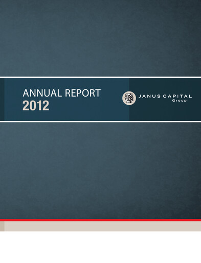 Thumbnail Janus Henderson
 Annual Report 2012
